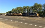 CSX 4573, UP 6448, and NS 9386 wait for green